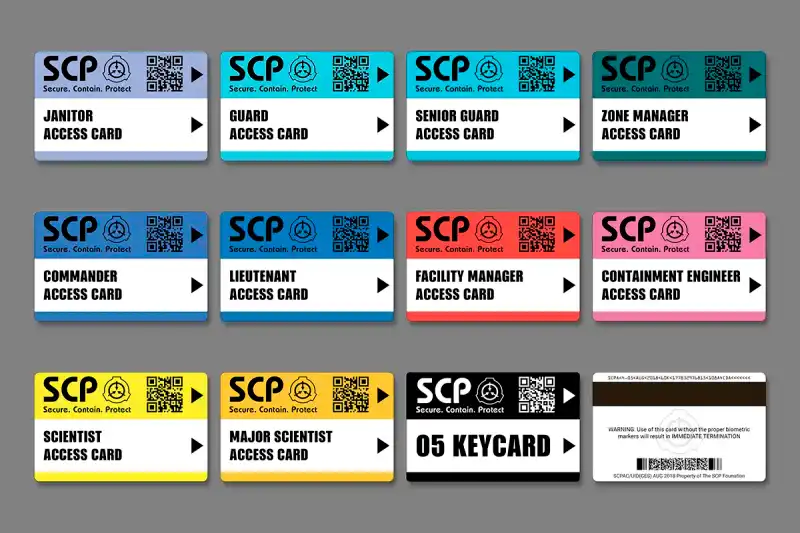 Картки SCP Secret Laboratory