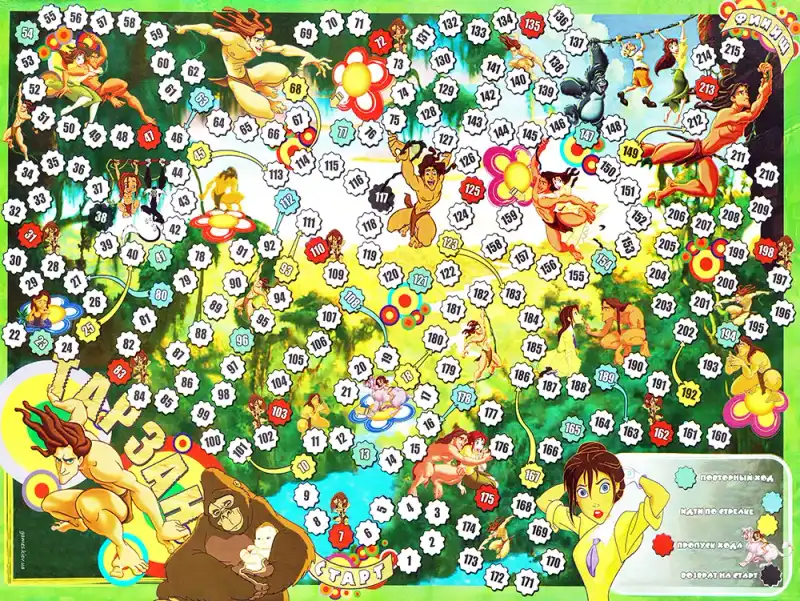 Тарзан настільна гра