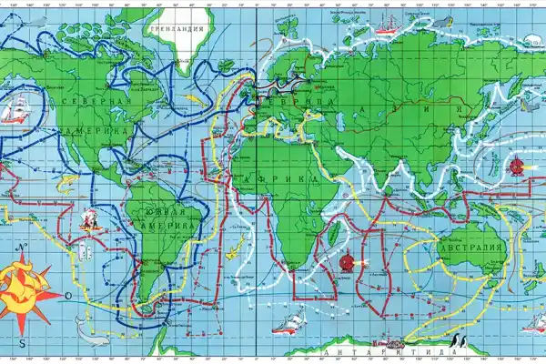 Морями та Океанами настільна гра