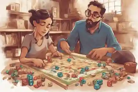 Игры с кубиком и заданиями