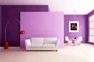 Фиолетовая стена