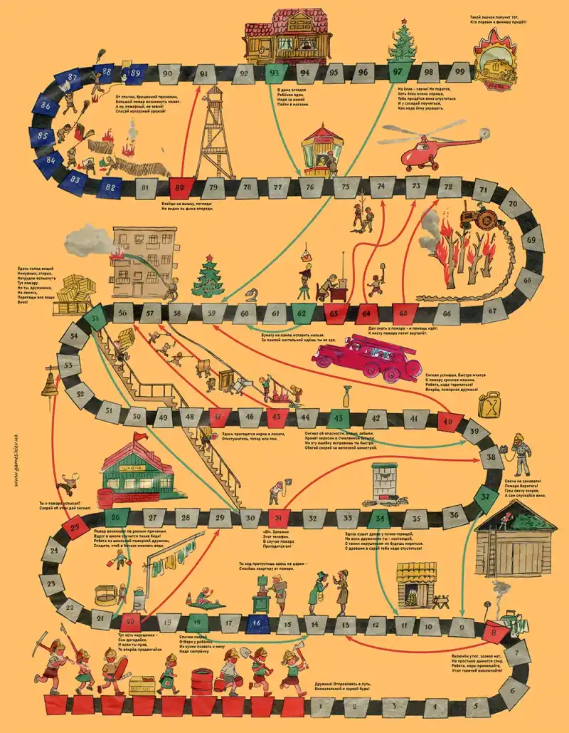 Юні Пожежники настільна гра (версія 2)