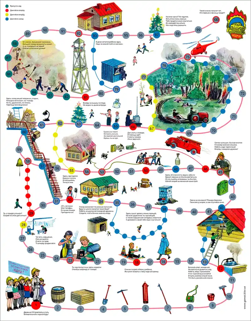Юні Пожежники настільна гра