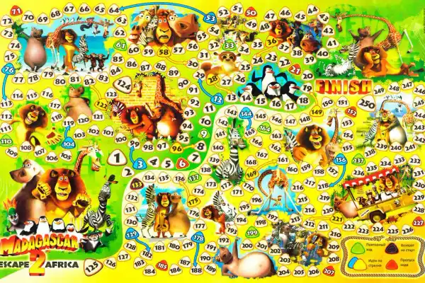 Мадагаскар 2: Втеча до Африки настільна гра