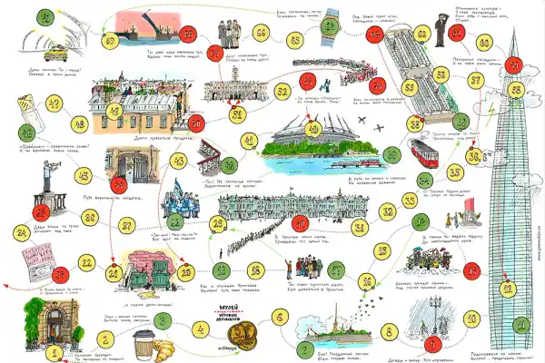 З Ранку до Вечора: Санкт-Петербург настільна гра (2018 рік)