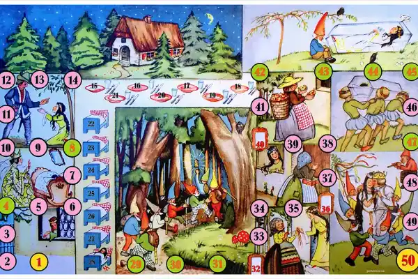 Білосніжка та Сім Гномів настільна гра