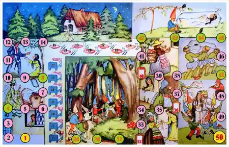 Білосніжка та Сім Гномів настільна гра