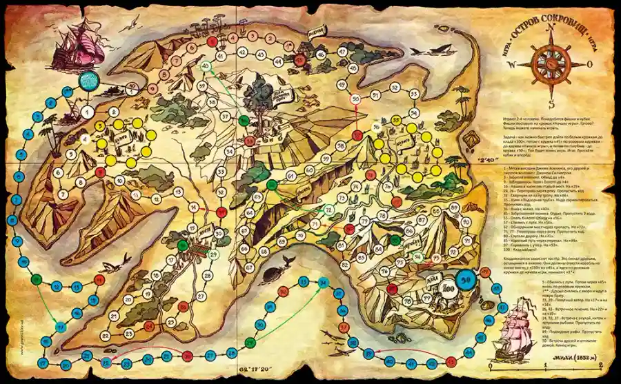 Остров Сокровищ настольная игра