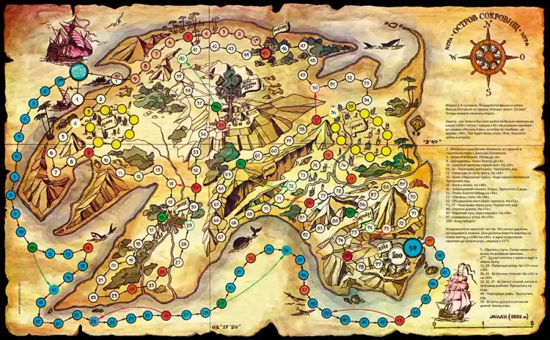 Остров Сокровищ настольная игра