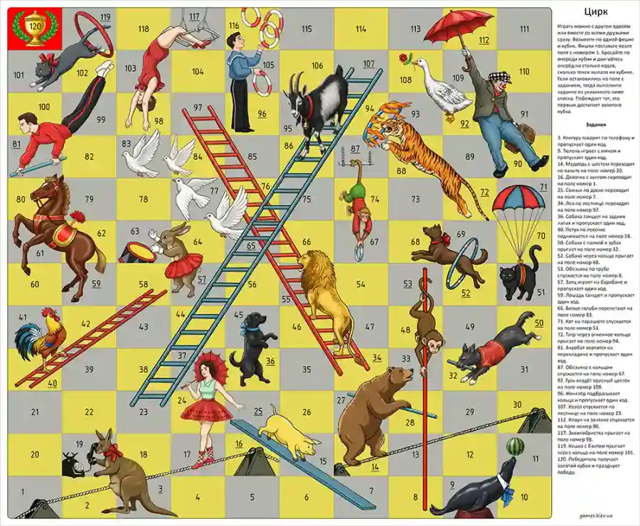 Цирк настольная игра