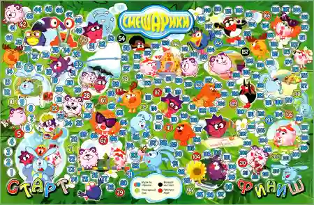 Смешарики настольная игра