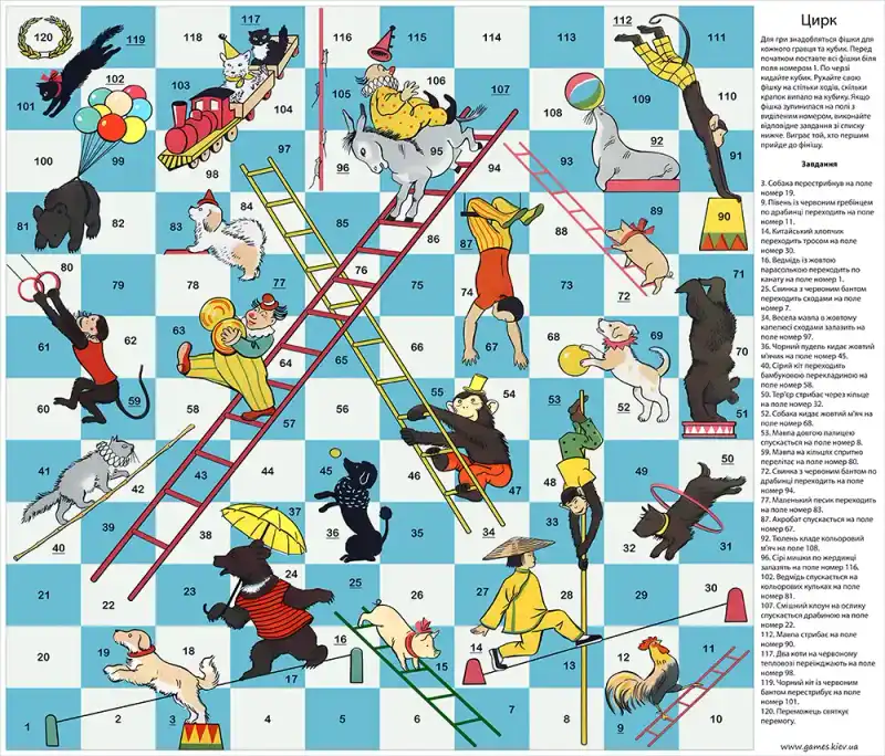 Цирк настільна гра (версія 3)