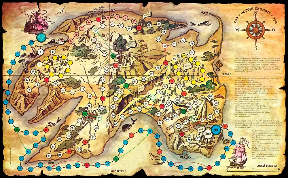 Настільна гра Острів Скарбів