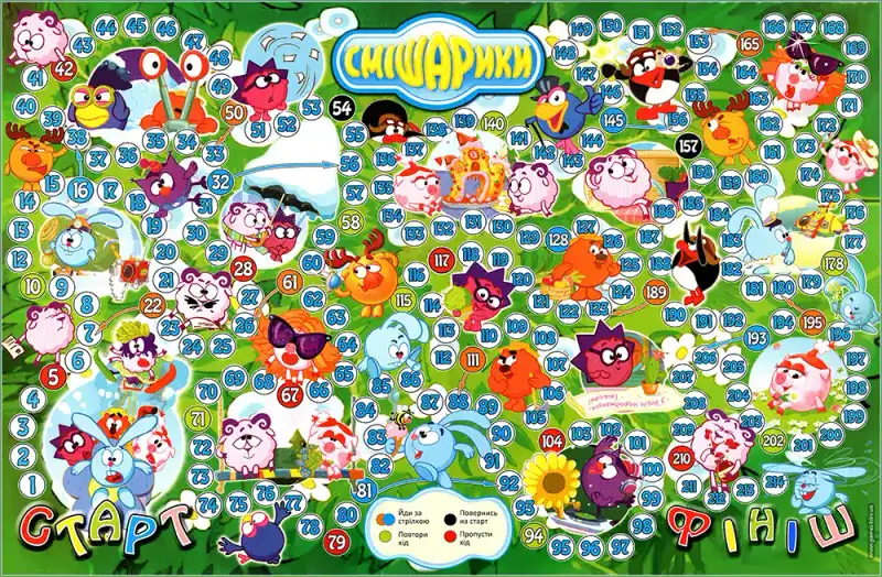 Смішарики настільна гра