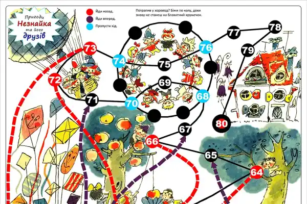 Пригоди Незнайка та Його Друзів (Савченко) настільна гра